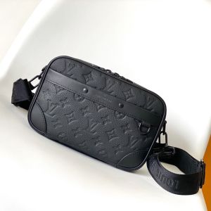 Louis Vuitton Alpha Messenger In Monogram Empreinte Leather Black