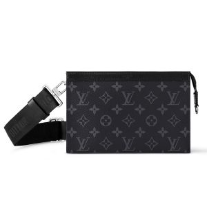 Louis Vuitton Gaston Wearable Wallet In Monogram Canvas M81124 Black