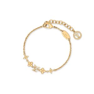 Louis Vuitton Baby Louis Bracelet In Metal M1525A Gold