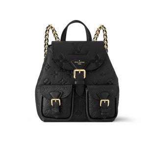 Louis Vuitton Backup Backpack In Monogram Empreinte Leather M47072 Black