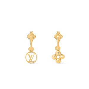 Louis Vuitton Blooming Earrings In Metal M64859 Gold