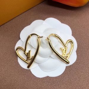 Louis Vuitton Fall in Love Hoop Earrings In Metal Gold