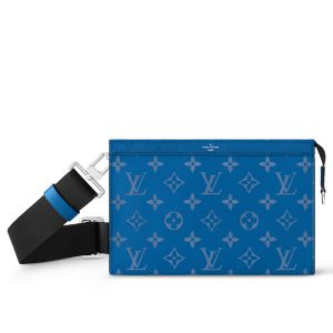 Louis Vuitton Gaston Wearable Wallet In Monogram Canvas M83099 Blue