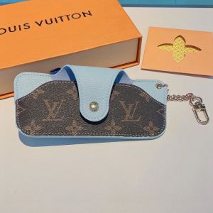 Louis Vuitton Glasses Case In Monogram Canvas Blue