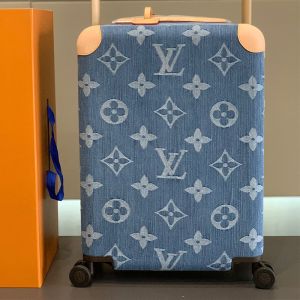 Louis Vuitton Horizon 55 Luggage In Monogram Denim M24314 Blue