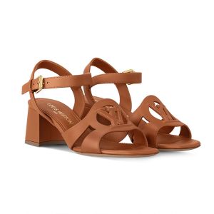 Louis Vuitton Isola Sandals Women Calf Leather Brown