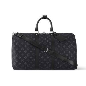 Louis Vuitton Keepall Bandouliere 45 Bag In Monogram Canvas M40569 Black