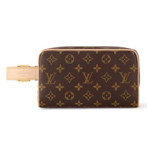 Louis Vuitton Locker Dopp Kit In Monogram Canvas M83112 Brown