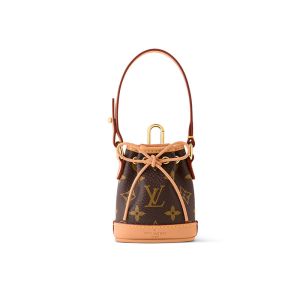 Louis Vuitton Noe Bucket Bag Charm In Monogram Canvas M00818 Brown