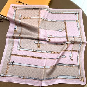 Louis Vuitton Monogram Confidential Square 50 Scarf In Silk Pink