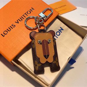 Louis Vuitton Lion Keyring In Monogram Canvas MP1996 Brown