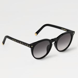 Louis Vuitton My Monogram Light Round Sunglasses In Acetate Z2004W Black