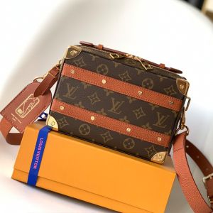 Louis Vuitton Handle Trunk Bag In NBA Monogram Canvas M45785 Brown