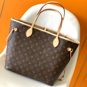 Louis Vuitton Neverfull MM Tote In Monogram Canvas M40995 Brown