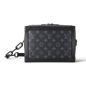 Louis Vuitton Soft Trunk Messenger In Monogram Canvas M44730 Black