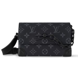 Louis Vuitton Steamer Wearable Wallet In Monogram Canvas M81783 Black