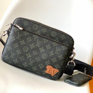 Louis Vuitton Trio Messenger In Monogram Canvas M46340 Black