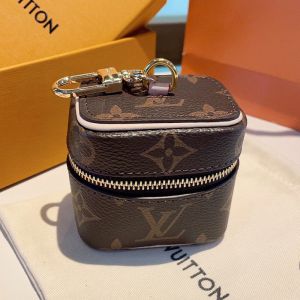 Louis Vuitton Vanity Bag Charm In Monogram Canvas M00545 Brown