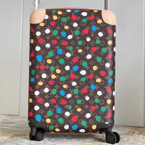 Louis Vuitton Horizon 55 Luggage In Yayoi Kusama Polka Dots Monogram Canvas M10118 Brown