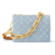 Louis Vuitton Coussin BB Handbag In Monogram Denim M11401 Blue