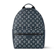 Louis Vuitton Discovery Backpack In Monogram Shadow Leather M24760 Blue