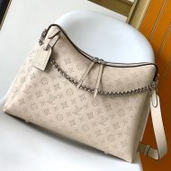 Louis Vuitton Hand It All MM Handbag In Monogram Perforated Calfskin M24131 Beige