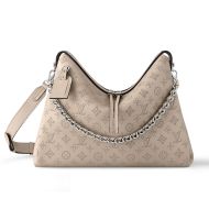 Louis Vuitton Hand It All MM Handbag In Monogram Perforated Calfskin M24133 Grey