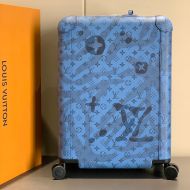 Louis Vuitton Horizon 55 Luggage In Monogram Aquagarden Canvas M10241 Blue