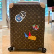 Louis Vuitton Horizon 55 Luggage In Monogram My LV World Tour Canvas Brown