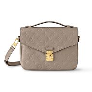 Louis Vuitton Pochette Metis Handbag In Monogram Empreinte Leather M44881 Grey