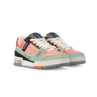 Louis Vuitton LV Trainer Sneakers Unisex Calf Leather 1ACFXY Orange