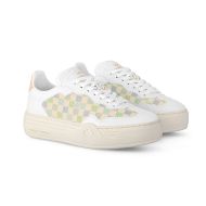 Louis Vuitton LV Groovy Platform Sneakers Women Damier Canvas 1ACUFH Light Blue