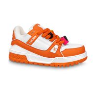 Louis Vuitton LV Trainer Maxi Sneakers Unisex Mix Of Materials 1AB8T5 Orange