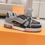 Louis Vuitton LV Trainer Sneakers Unisex Cowhide Black/Grey