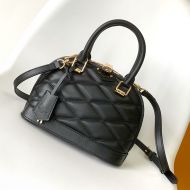 Louis Vuitton Alma BB Handbag In Lambskin M23665 Black