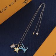 Louis Vuitton LV Aquatics Necklace In Metal with Enamel Silver