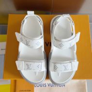 Louis Vuitton Archlight Sandals Women Calf Leather Grey