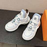 Louis Vuitton Archlight Sneakers Women Calf Leather 1AD2GJ White/Blue