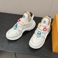 Louis Vuitton Archlight Sneakers Women Calf Leather 1AD2GJ White/Gold