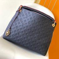 Louis Vuitton Artsy MM Tote In Monogram Empreinte Leather M43237 Blue