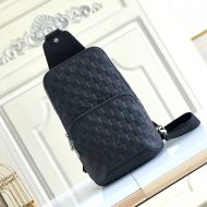 Louis Vuitton Avenue Slingbag In Damier Infini Leather N41720 Black