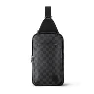 Louis Vuitton Avenue Slingbag In Damier Graphite Canvas N45302 Black