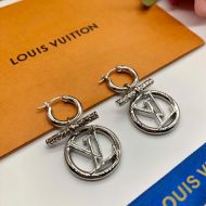 Louis Vuitton Baby Louise Earrings In Metal M00613 Silver