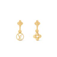 Louis Vuitton Blooming Earrings In Metal M64859 Gold