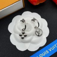 Louis Vuitton Blooming Earrings In Metal M64859 Silver