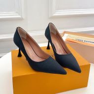 Louis Vuitton Blossom Pumps Women Textile Black