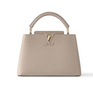 Louis Vuitton Capucines BB Handbag In Taurillon Leather M94634 Grey