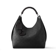 Louis Vuitton Carmel Hobo Bag In Monogram Perforated Calfskin M52950 Black