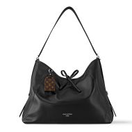 Louis Vuitton CarryAll MM Bag In Lambskin M25143 Black