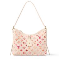 Louis Vuitton CarryAll PM Bag In Monogram Empreinte Leather M24652 Pink